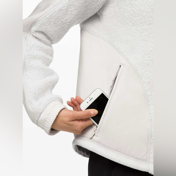 Lululemon Go Cozy Jacket Heathered Ceramic size 4 - Picture 2 of 14